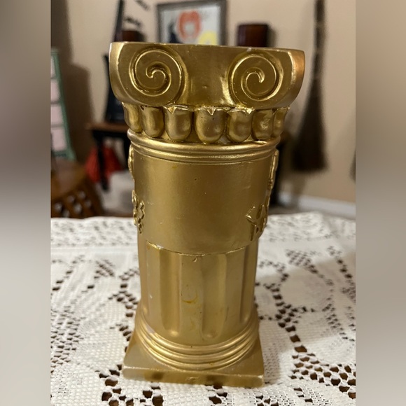 Vintage Las Vegas CEASARS PALACE Vase - Toothbrush Holder Candle Holder Planter - Picture 5 of 11